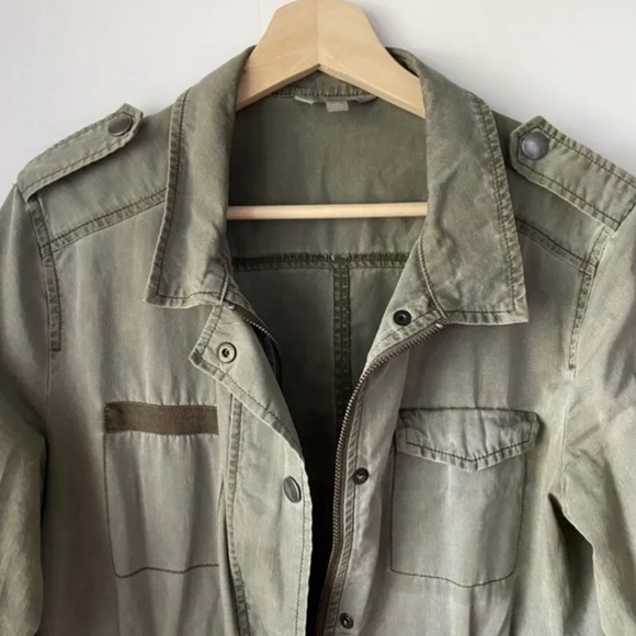 RUBBISH Military Green Cargo Utility Jacket - Picture 3 of 7